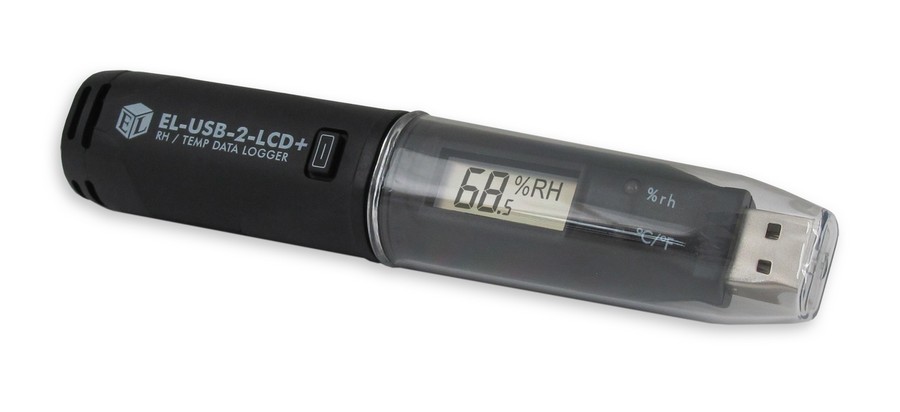 EL-USB-2-LCD+   USB datalogger za temperaturo, vlago in dewpoint
