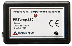 PrTemp110 Pressure and temperature recorder with 10 year battery